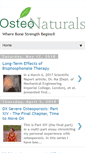 Mobile Screenshot of osteonaturals.com